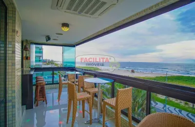 Apartamento com 4 dormitórios à venda, de frente para o mar,  por r$ 6.800.000 - balneário caiobá - matinhos/pr