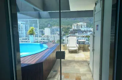 Ótima cobertura duplex 2 qts (1suíte) e dependências em botafogo