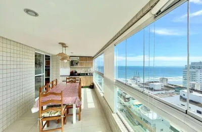 Cobertura c/ 3 dorm sendo 3 suítes, 3 vagas demarcadas, 225 m² de área útil. bairro: canto do forte.