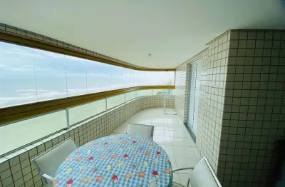 Apto de 3 dorm c/ 3 suítes, frente mar, sacada gourmet, 130 m² de área útil. bairro: aviação.