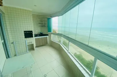 Apto 2 dorms c/ 01 suíte, 70 m² de área útil, frente mar, semi-mobiliado. bairro:  maracanã.