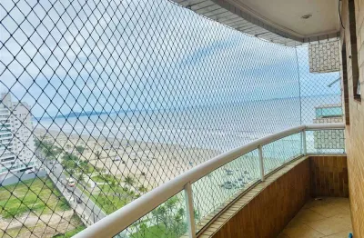 Apto de 1 dorm, c/ sacada, vista mar, 55 m² de área útil. bairro: caiçara.