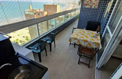 Apto de 3 dorm c/ 3 suítes, ampla vista mar, 2 vagas, bairro: canto do forte.