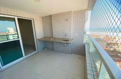 Apto de 2 dorm sendo 2 suítes, vista mar, 100 m² de área útil, sacada gourmet, bairro: ocian.