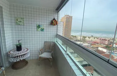 Apto de 1 dorm com vista mar, 42 m² de área útil, mobiliado.bairro: ocian.