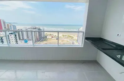Apto de 3 dorms c/ suíte, vista mar, 115 m² de área útil, varanda gourmet. bairro: ocian.