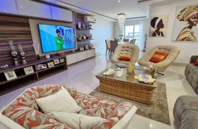 Apto de 3 dorm, c/ 3  SUÍTES, VISTA MAR, AMPLA sacada GOURMET, 3 VAGAS, 177 m² de área útil. Bairro: FORTE.