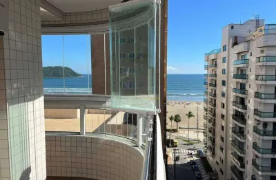 APTO de 4 Dorm c/ 4 SUÍTES, VISTA MAR, 2 VAGAS, 148 m² de área útil. Bairro: CANTO DO FORTE.