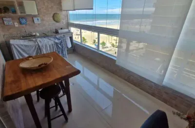 Apto 2 Dorm c/ 1 suíte, SACADA GOURMET, vista mar,  78 m² de área útil. Bairro: AVIAÇÃO.