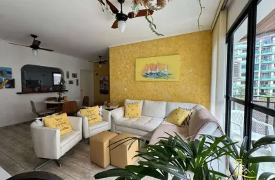Apartamento mobiliado com 2 dormitórios à venda, 90 m² por r$ 455.000,00 - astúrias - guarujá/sp