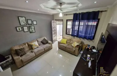Sobrado geminado com 2 dormitórios à venda, 65 m² por r$ 385.000,00 - vila santa rosa - guarujá/sp
