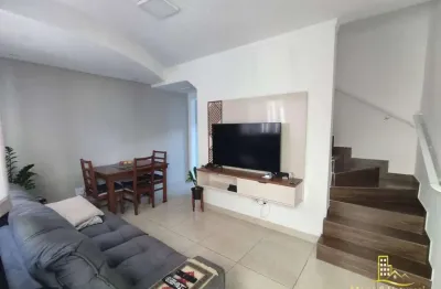 Sobrado em condomínio com 2 dormitórios à venda, 70 m² por r$ 410.000,00 - jardim helena maria - guarujá/sp