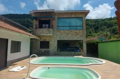 Sobrado com 9 dormitórios à venda, 370 m² por r$ 1.800.000,00 - guaiuba - guarujá/sp