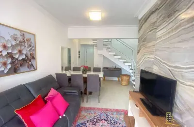 Cobertura duplex com 3 dormitórios à venda, 120 m² por r$ 1.100.000,00 - pitangueiras - guarujá/sp