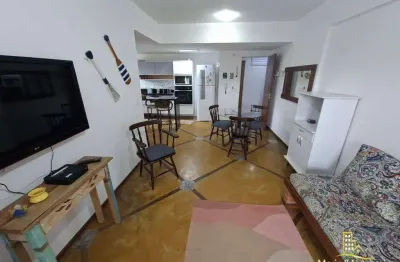 Apartamento com 1 dormitório para alugar, 54 m² por r$ 3.300,00/mês - tombo - guarujá/sp