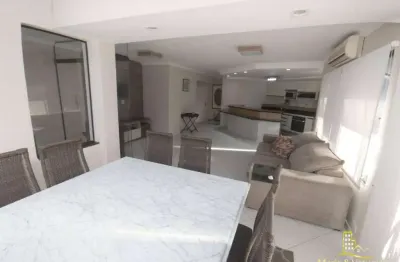 Cobertura com 3 dormitórios à venda, 200 m² por r$ 1.100.000,00 - barra funda - guarujá/sp