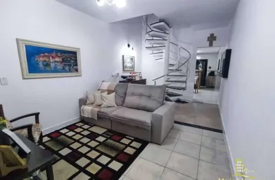 Sobrado com 3 dormitórios à venda, 130 m² por r$ 480.000,00 - jardim dos pássaros - guarujá/sp