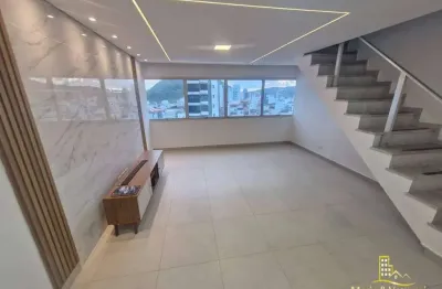 Cobertura com 2 dormitórios à venda, 170 m² por r$ 780.000,00 - tombo - guarujá/sp