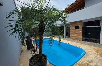 Casa finamente mobiliada e equipada c/ 4 suítes, piscina, área de lazer c/ churrasqueira - fazendinha em itajaí!