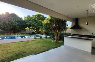 Casa térrea em indaiatuba, condomínio terras de itaici com 3 suítes - 290 m²