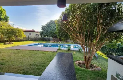 Casa térrea em indaiatuba, condomínio terras de itaici com 3 suítes - 290 m²