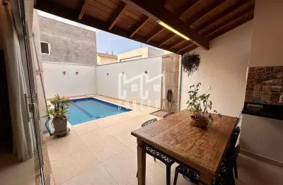 Casa sobrado em indaiatuba, condomínio portal dos ipes com 3 suítes - 206 m2