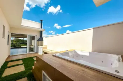 Casa sobrado em indaiatuba, condomínio gran reserve com 3 quartos - 196 m²