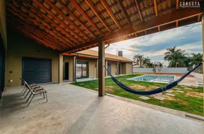 Chácara térrea em indaiatuba, terras de itaici com 4 suítes - 417 m²