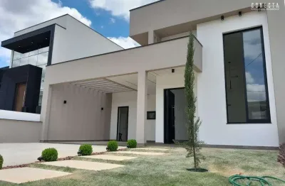 Casa térrea em indaiatuba, condomínio viena com 3 suítes - 156 m²