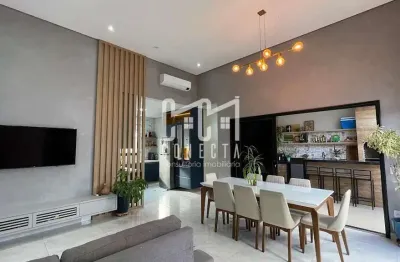 Casa térrea em indaiatuba, condomínio residencial milano com 3 suítes - 170 m²