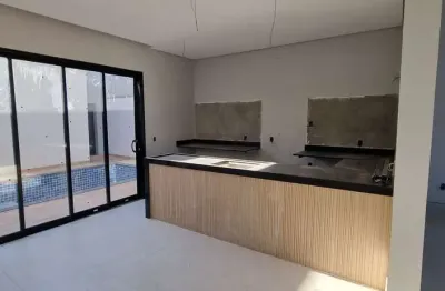 Casa térrea em indaiatuba, condomínio gran reserve com 3 suítes - 200 m²