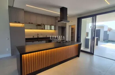 Casa térrea indaiatuba -sp, condomínio sapezal 3 suítes 225m2 com escritório