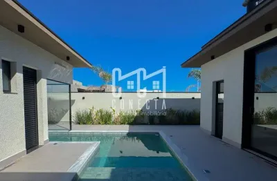 Casa térrea em indaiatuba, condomínio maria cândida com 3 suítes - 220 m²