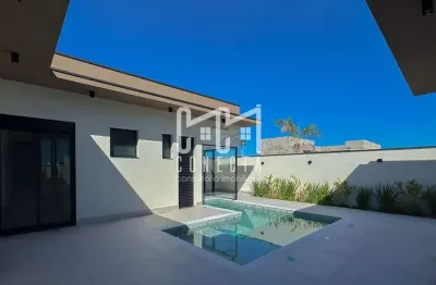 Casa térrea em indaiatuba, condomínio maria cândida com 3 suítes - 220 m²