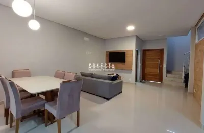 Sobrado em indaiatuba, condomínio montreal com 3 suítes - 170 m²