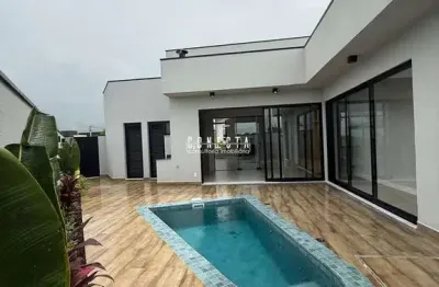 Casa térrea em indaiatuba, condomínio piemonte com 3 suítes - 210 m²