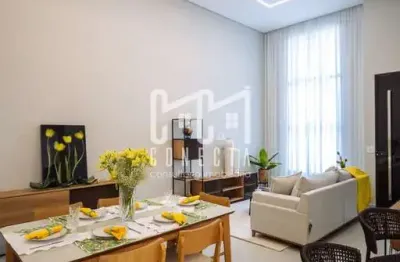 Casa térrea indaiatuba, condomínio gran reserve com 3 suítes - 134 m²