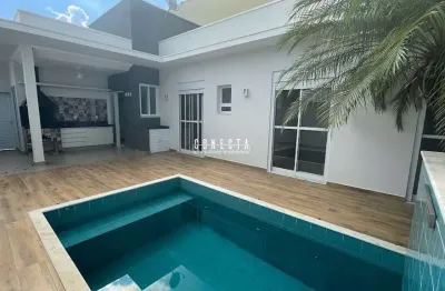 Casa térrea em indaiatuba, condomínio viena com 3 dormitórios - 155 m²