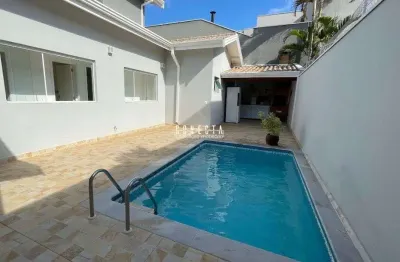 Casa assobradada em indaiatuba, portal de itaici com 3 suítes - 211 m²