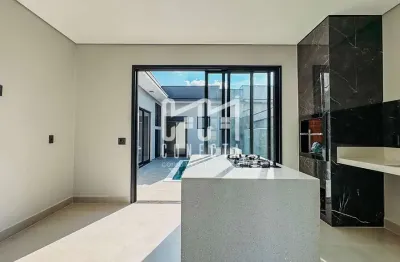 Casa térrea em indaiatuba, condomínio maria cândida com 3 suítes - 191 m²