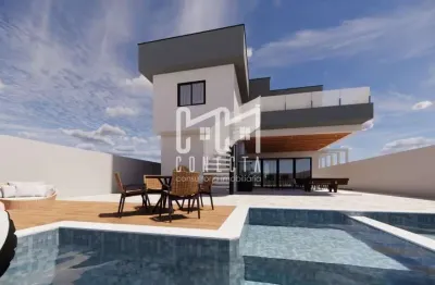 Sobrado em indaiatuba, condomínio helvétia park ii com 5 suítes - 450,00 m²