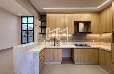 Casa térrea indaiatuba, condomínio gran reserve com 3 suítes - 138 m²