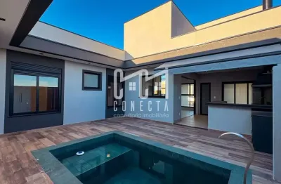 Casa térrea em indaiatuba, condomínio maria cândida com 3 suítes - 187 m²