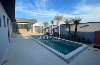 Casa em indaiatuba, condomínio helvétia park com 4 suítes - 350 m²