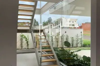 Casa sobrado em indaiatuba, condomínio london park com 3 suítes - 258 m²