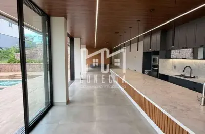 Casa em indaiatuba, reserva petrus com 4 suítes - 690 m²