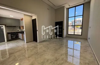 Casa em indaiatuba, condomínio gran reserve com 3 suítes - 135 m²