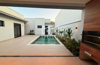 Casa térrea em indaiatuba, condomínio piemonte com 3 suítes - 205 m²