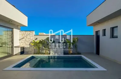 Casa térrea em indaiatuba, condomínio maria cândida com 3 suítes - 180 m²