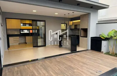 Casa térrea em indaiatuba, condomínio maria josé com 3 suítes - 194 m²